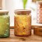 24oz Vintage Glass Storage Jar with Bamboo Lid – Airtight Kitchen & Pantry Canister for Coffee, Tea, Sugar, Nuts & More
